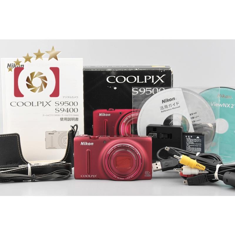 COOLPIX 【中古】Nikon ニコン S9500 レッド コンパクトデジタル COOLPIX 【中古】Nikon ニコン S9500 レッド コンパクトデジタル