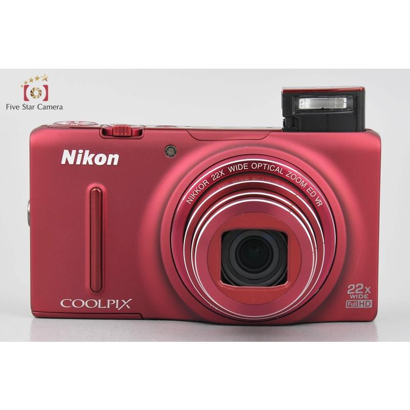 COOLPIX 【中古】Nikon ニコン S9500 レッド コンパクトデジタル COOLPIX 【中古】Nikon ニコン S9500 レッド コンパクトデジタル