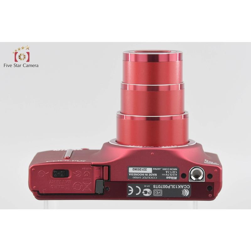 COOLPIX 【中古】Nikon ニコン S9500 レッド コンパクトデジタル COOLPIX 【中古】Nikon ニコン S9500 レッド コンパクトデジタル