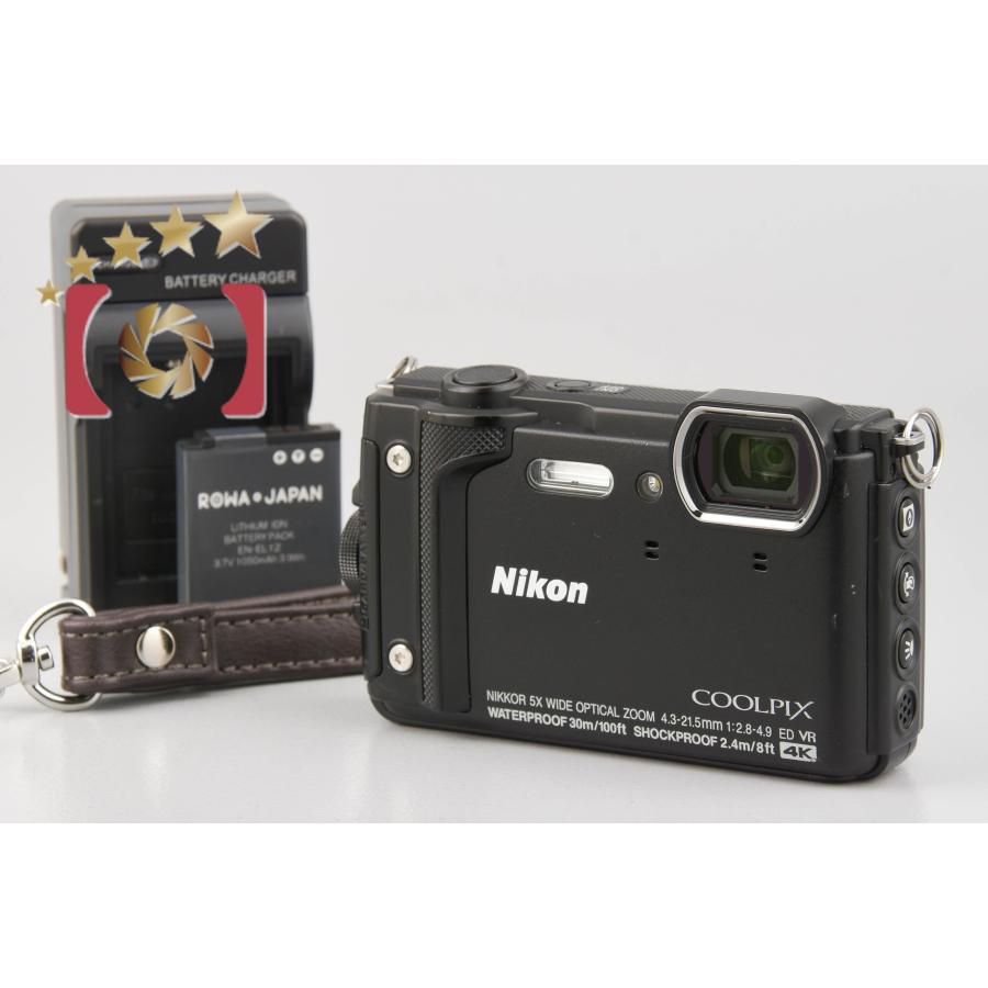 COOLPIX 【中古】Nikon ニコン W300 ブラック コンパクト COOLPIX 【中古】Nikon ニコン W300 ブラック コンパクト