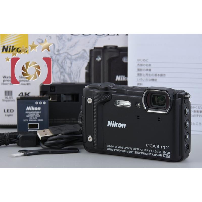 COOLPIX 【中古】Nikon ニコン W300 ブラック コンパクト COOLPIX 【中古】Nikon ニコン W300 ブラック コンパクト