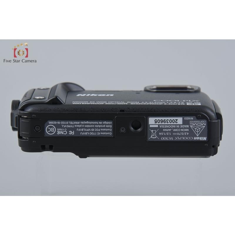 COOLPIX 【中古】Nikon ニコン W300 ブラック コンパクト COOLPIX 【中古】Nikon ニコン W300 ブラック コンパクト