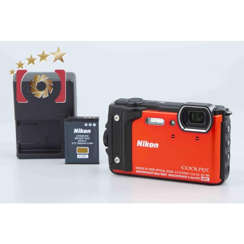 中古】Nikon ニコン COOLPIX W300 オレンジ コンパクトデジタルカメラ 