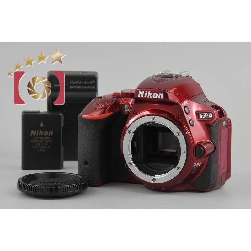 ニコン（Nikon） 【中古】Nikon D5500 レッド デジタル一眼レフカメラ