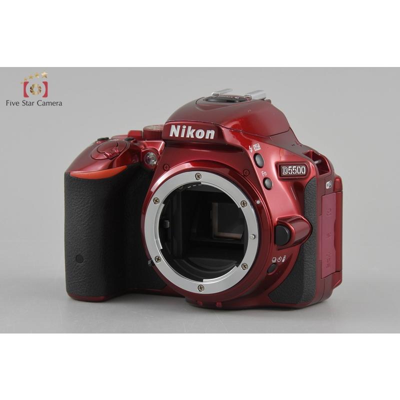 ニコン（Nikon） 【中古】Nikon D5500 レッド デジタル一眼レフカメラ 