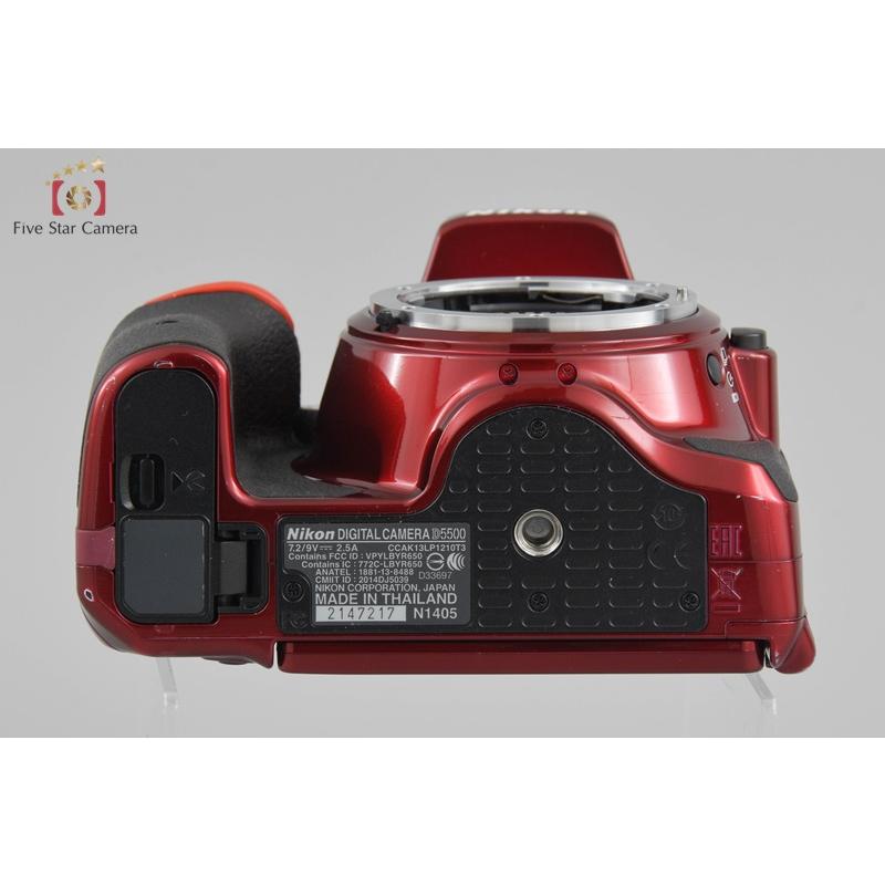 ニコン（Nikon） 【中古】Nikon D5500 レッド デジタル一眼レフカメラ