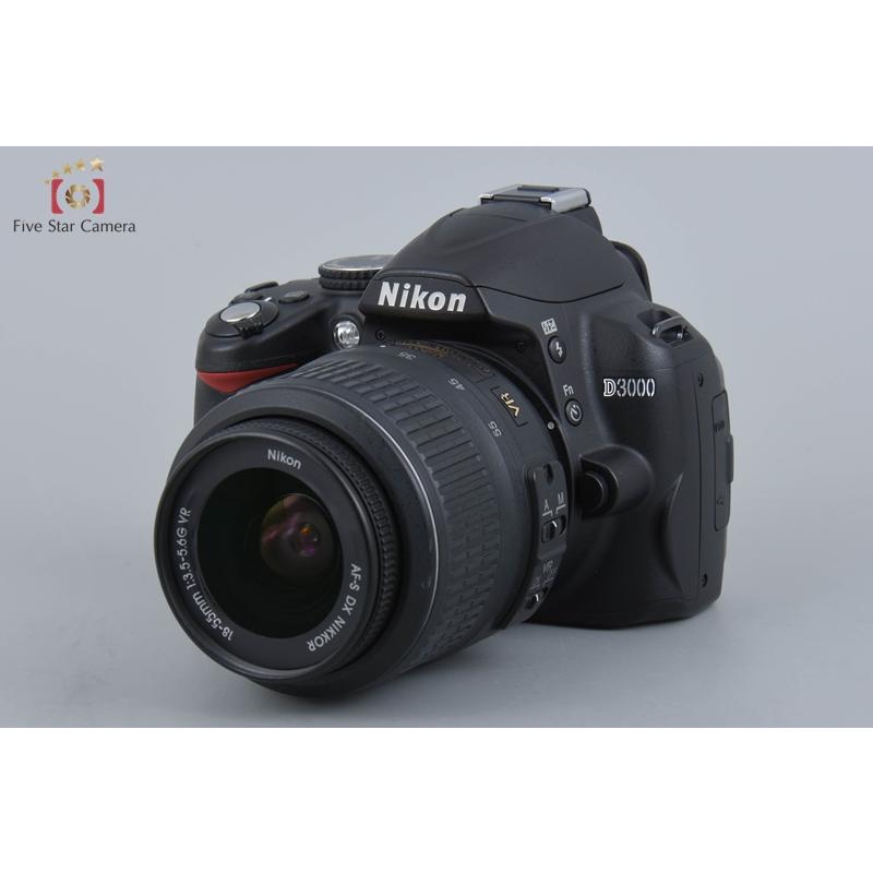 ニコン（Nikon） 【中古】Nikon D3000 レンズキット 元箱付き : 中古