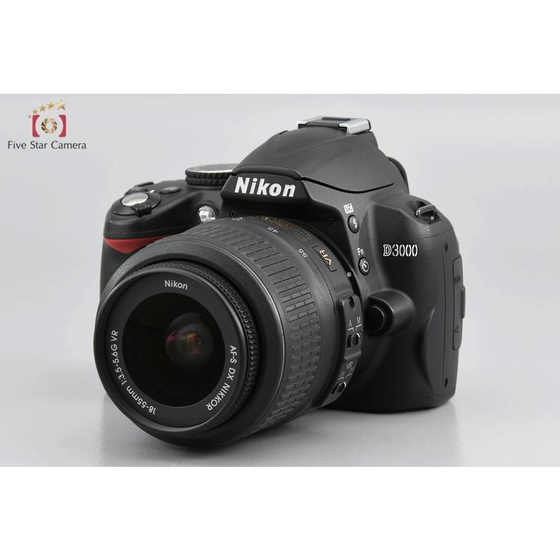 ニコン（Nikon） 【中古】Nikon D3000 ダブルズームキット ブラック