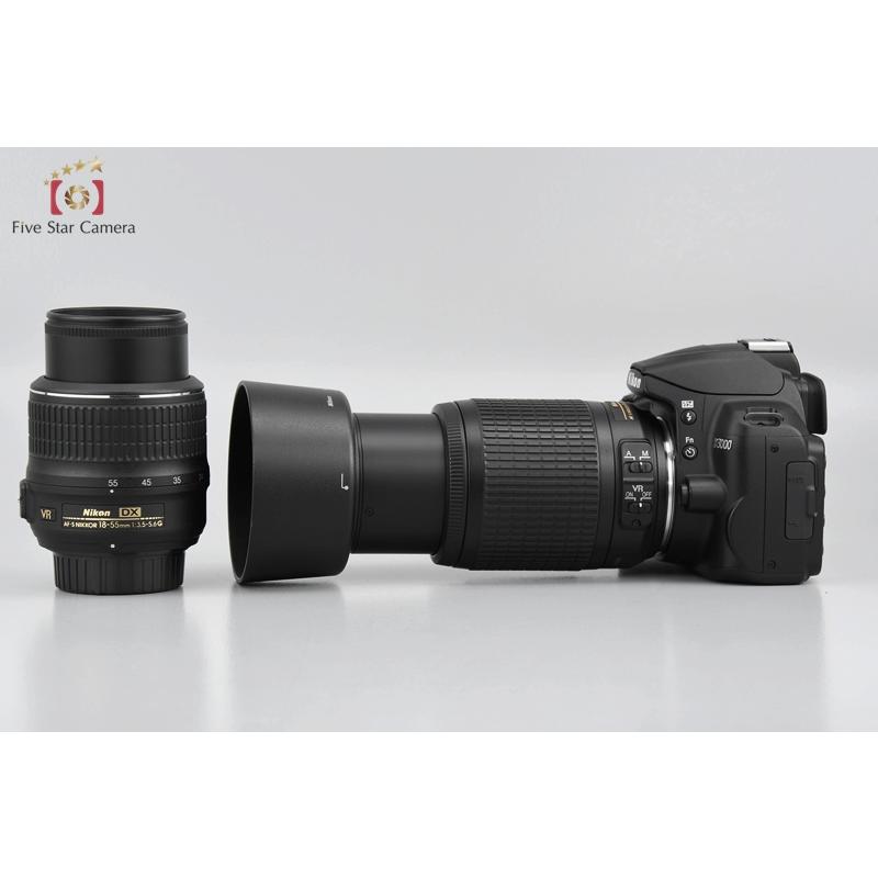 ニコン（Nikon） 【中古】Nikon D3000 ダブルズームキット ブラック