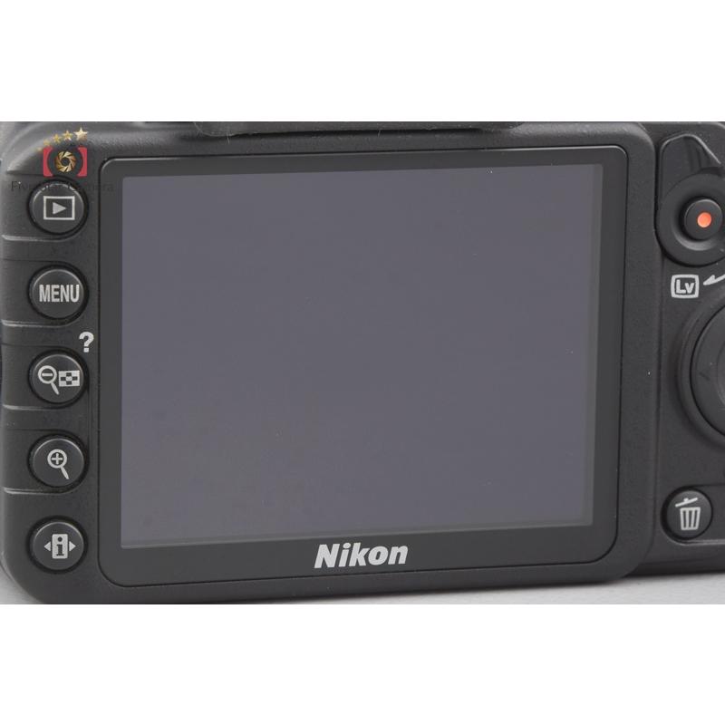 【中古】Nikon ニコン D3100 18-55 VR レンズキット ブラック｜five-star-camera｜11