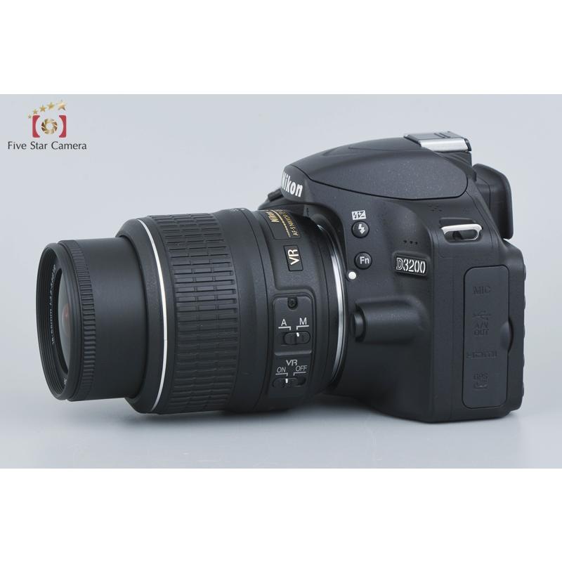 ニコン 【中古】Nikon D3200 18-55 VR レンズキット ブラック ニコン 【中古】Nikon D3200 18-55 VR レンズキット ブラック