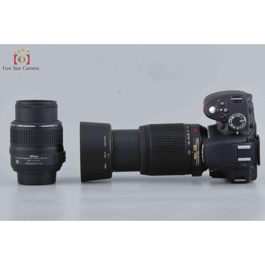 ニコン（Nikon） 【中古】Nikon D3200 ダブルズームキット ブラック 