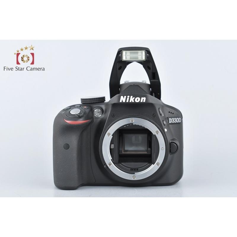 中古】Nikon ニコン D3300 18-55 VR II レンズキット ブラック :nikon 