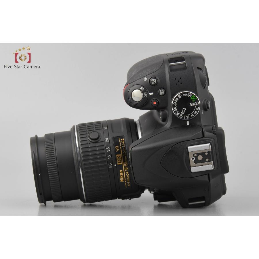 【中古】Nikon ニコン D3300 18-55 VR II レンズキット ブラック シャッター回数僅少｜five-star-camera｜08