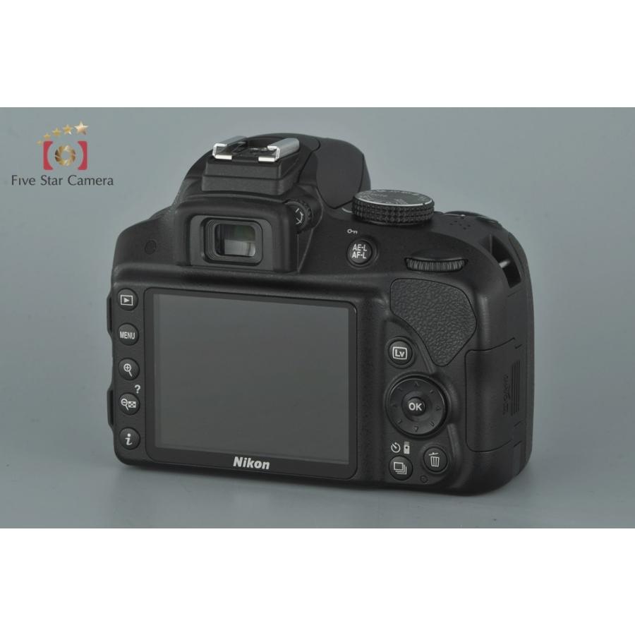 【中古】Nikon ニコン D3300 ダブルズームレンズキット2 ブラック｜five-star-camera｜03