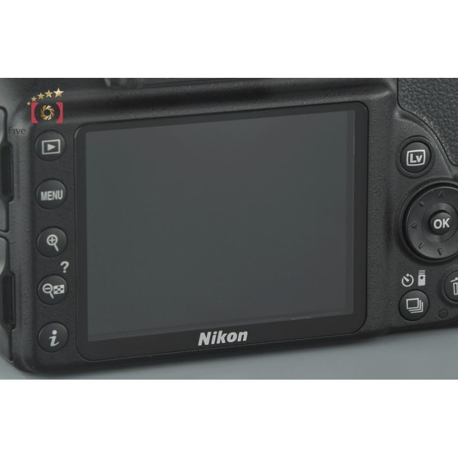【中古】Nikon ニコン D3300 ダブルズームレンズキット2 ブラック｜five-star-camera｜10