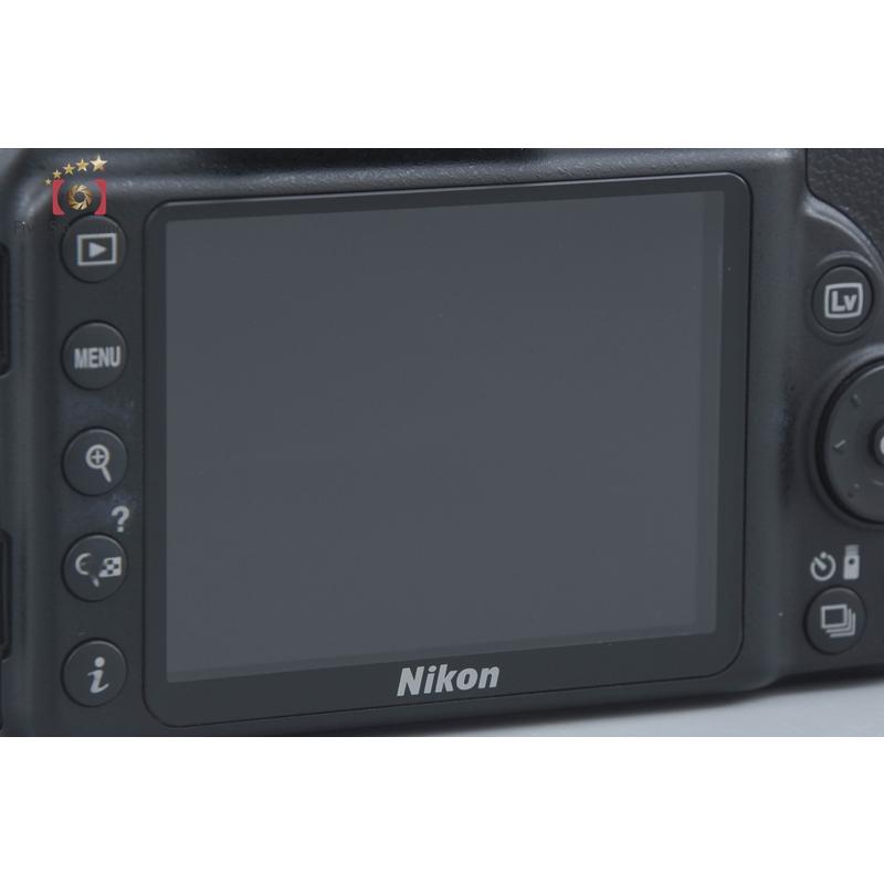 ニコン 【中古】Nikon D3300 18-55 VR II レンズキット ブラック ニコン 【中古】Nikon D3300 18-55 VR II レンズキット ブラック