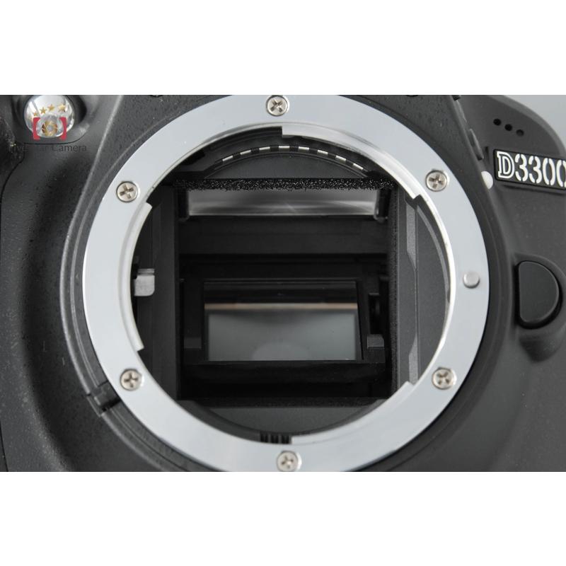 【中古】Nikon ニコン D3300 ダブルズームキット ブラック シャッター回数僅少｜five-star-camera｜12