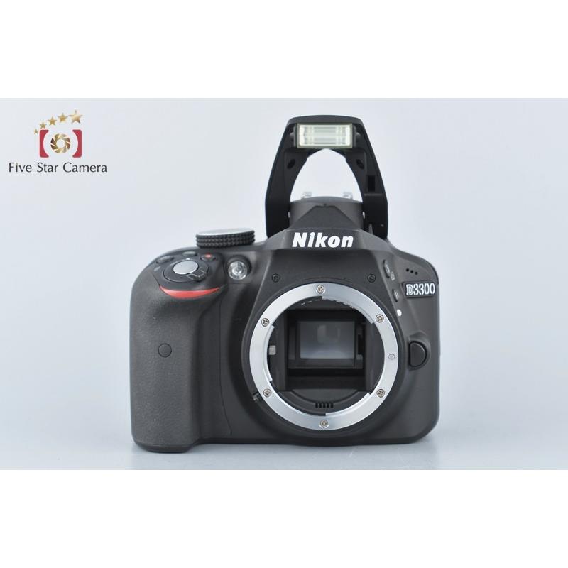 中古 Nikon ニコン D3300 ダブルズームレンズキット ブラック Nikon D3300 Wzoomkit 17 中古カメラのファイブスターカメラ 通販 Yahoo ショッピング