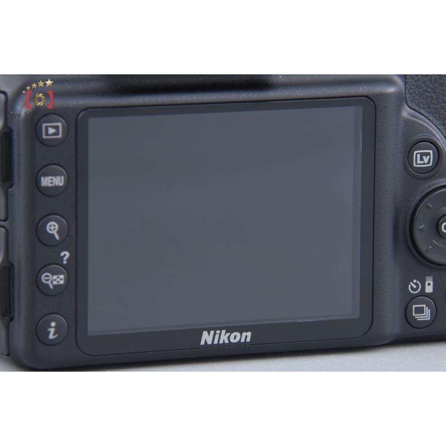 【中古】Nikon ニコン D3300 ダブルズームキット ブラック シャッター回数僅少｜five-star-camera｜10