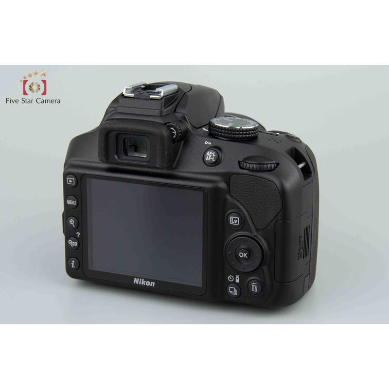 ニコン 【中古】Nikon D3400 ブラック ダブルズームキット ニコン 【中古】Nikon D3400 ブラック ダブルズームキット