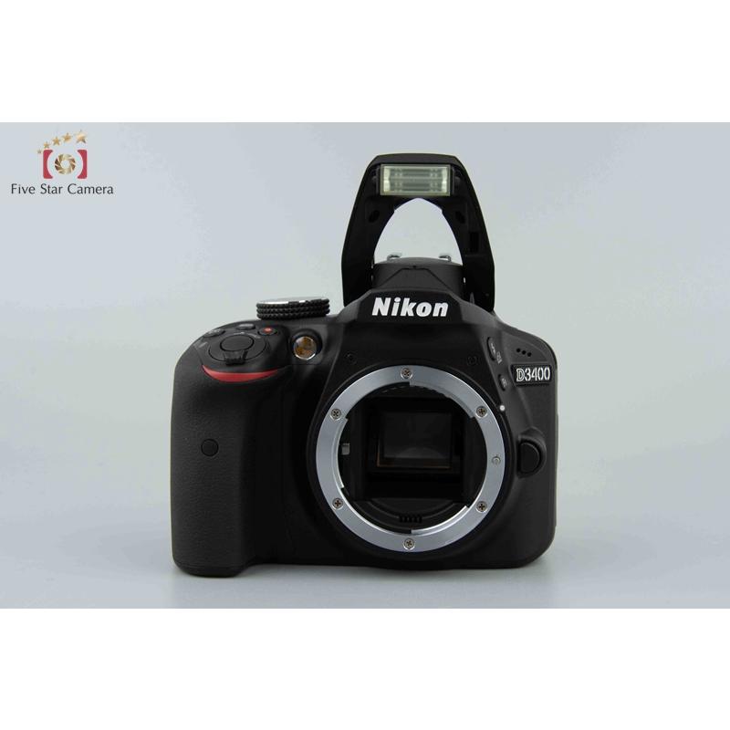 ニコン 【中古】Nikon D3400 ブラック ダブルズームキット ニコン 【中古】Nikon D3400 ブラック ダブルズームキット