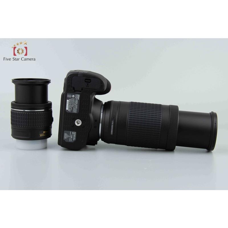 ニコン 【中古】Nikon D3400 ブラック ダブルズームキット ニコン 【中古】Nikon D3400 ブラック ダブルズームキット