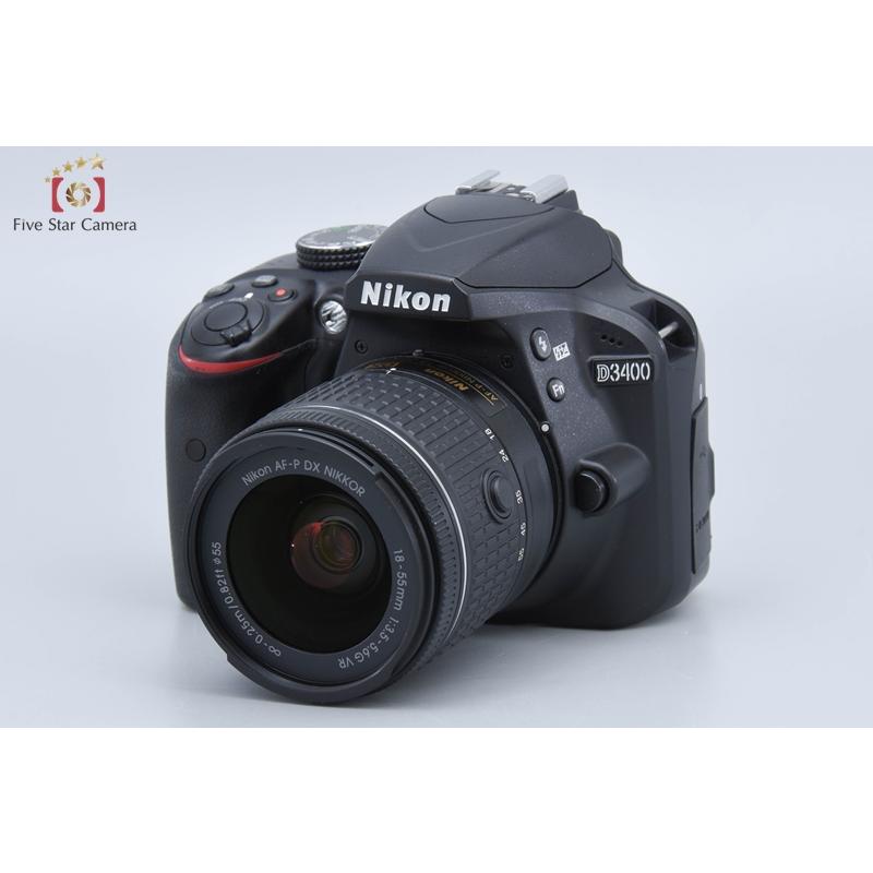 ニコン 【中古】Nikon D3400 18-55 VR レンズキット ブラック ニコン 【中古】Nikon D3400 18-55 VR レンズキット ブラック