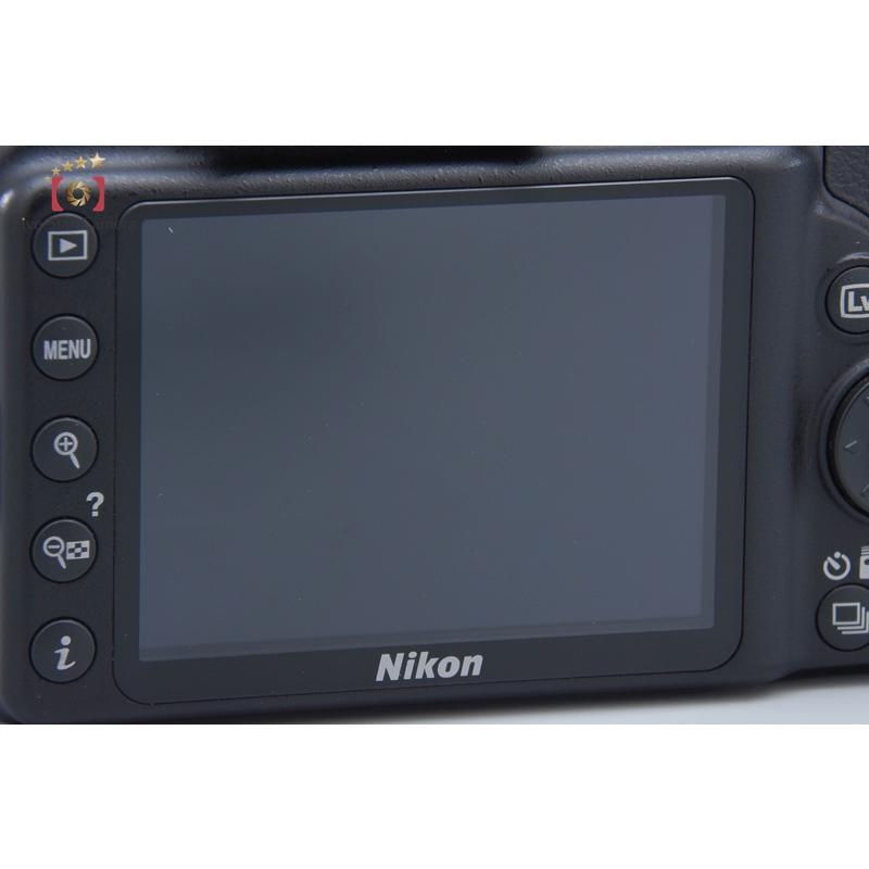 ニコン 【中古】Nikon D3400 18-55 VR レンズキット ブラック ニコン 【中古】Nikon D3400 18-55 VR レンズキット ブラック