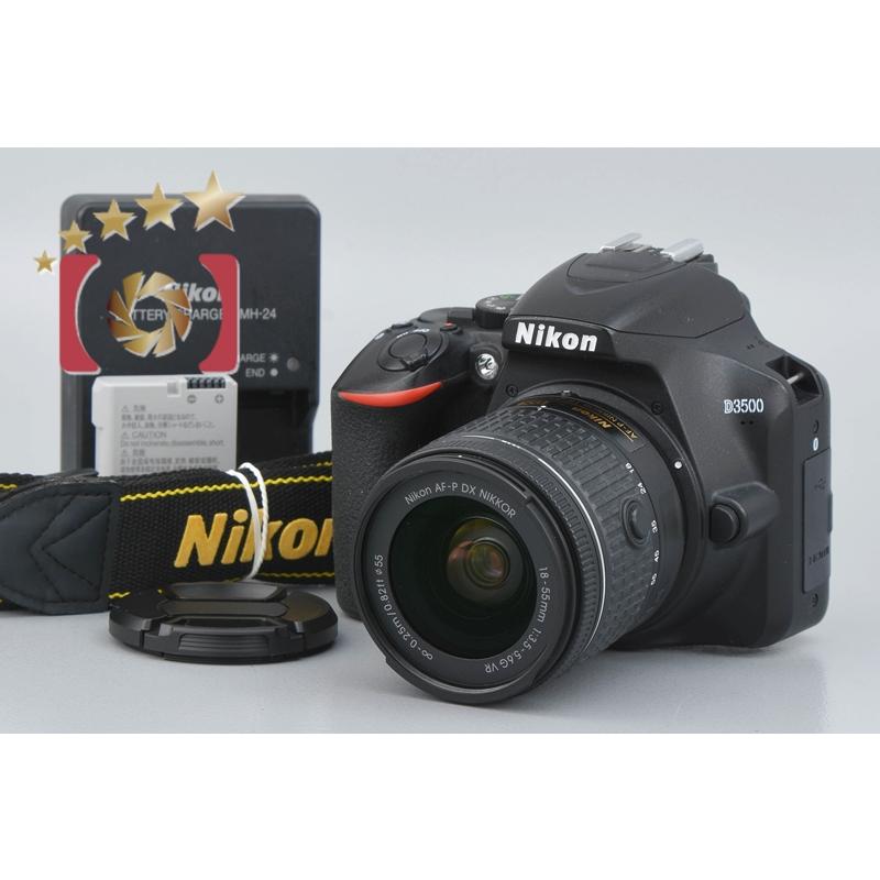 ニコン 【中古】Nikon D3500 18-55 VR レンズキット ブラック : 中古  
