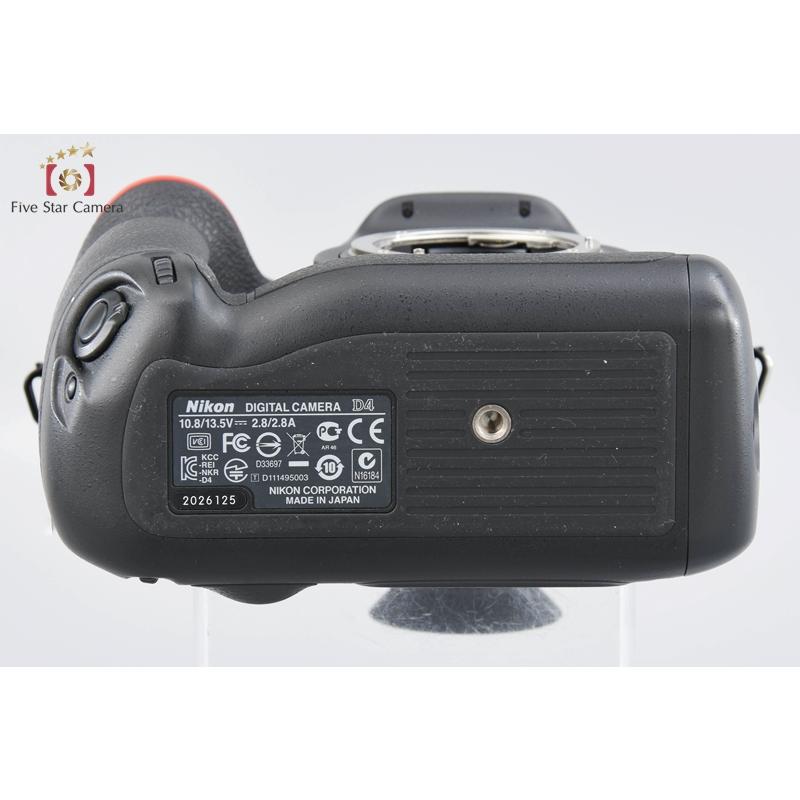 ニコン（Nikon） 【中古】Nikon D4 デジタル一眼レフカメラ : 中古