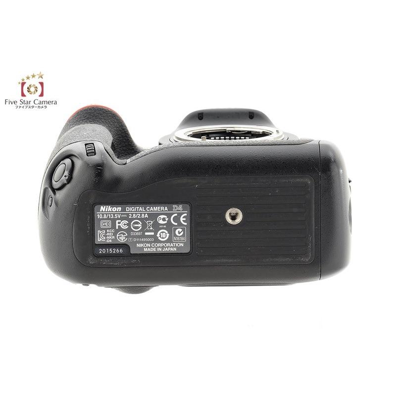 ニコン 【中古】Nikon D4 デジタル一眼レフカメラ : 中古カメラ ニコン 【中古】Nikon D4 デジタル一眼レフカメラ : 中古カメラ