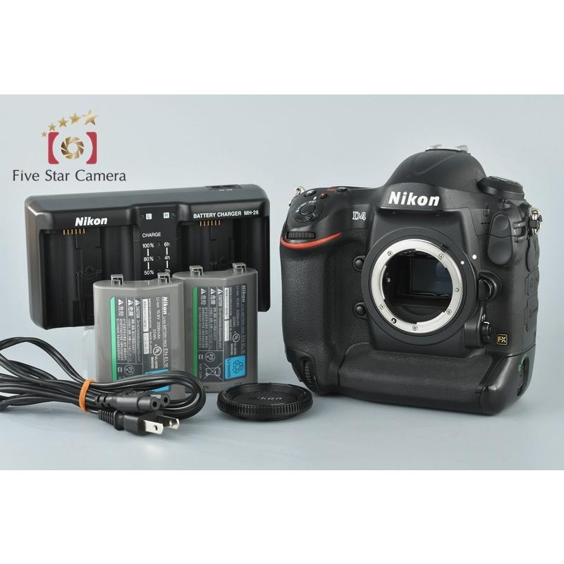 【中古】NIKON D4 一眼レフカメラ　ニコン ニコン（Nikon） 【中古】Nikon D4 デジタル一眼レフカメラ : 中古