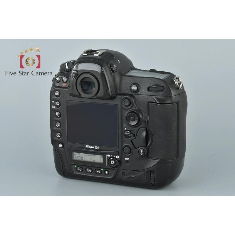 【中古】NIKON D4 一眼レフカメラ　ニコン ニコン（Nikon） 【中古】Nikon D4 デジタル一眼レフカメラ : 中古