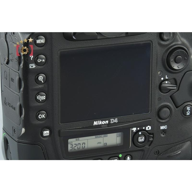 ニコン（Nikon） 【中古】Nikon D4 デジタル一眼レフカメラ : 中古