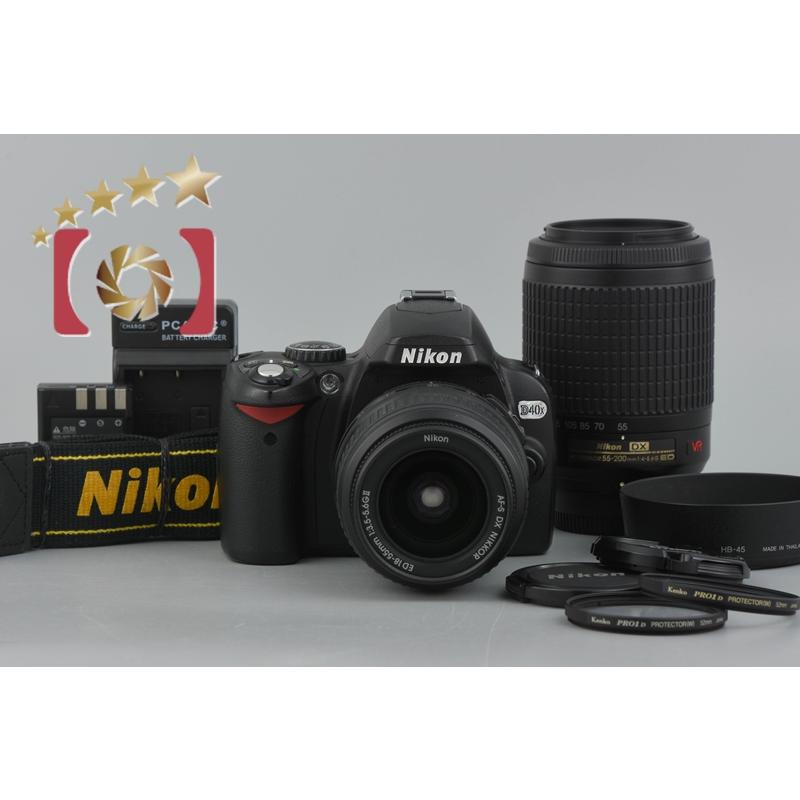 ニコン 【中古】Nikon D40x ダブルズームキット : 中古カメラの 
