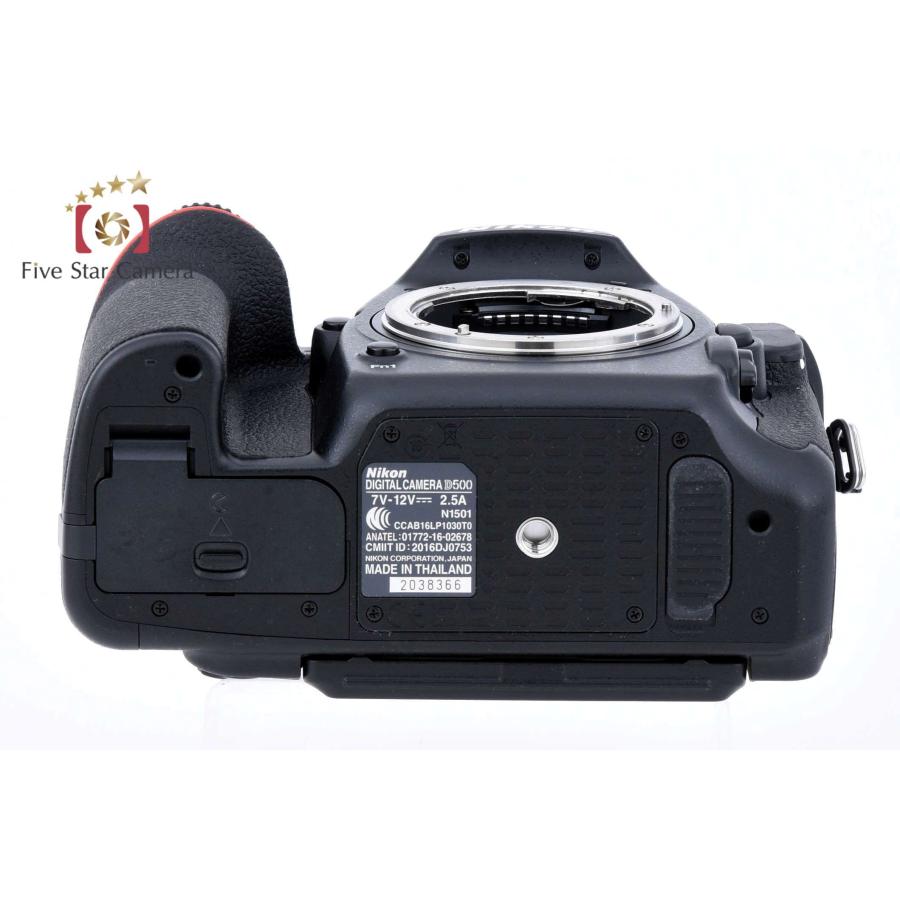 ニコン（Nikon） 【中古】Nikon D500 デジタル一眼レフカメラ : 中古 