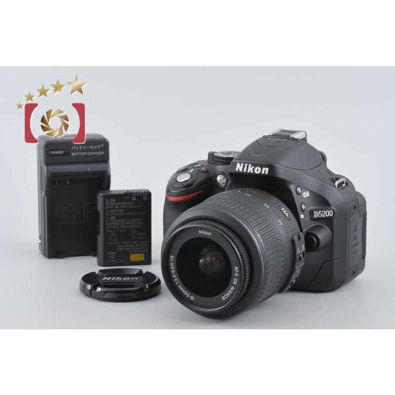 【中古】Nikon ニコン D5200 ブラック デジタル一眼レフカメラ シャッター回数僅少 中古】Nikon ニコン D5200 ブラック デジタル一眼レフカメラ