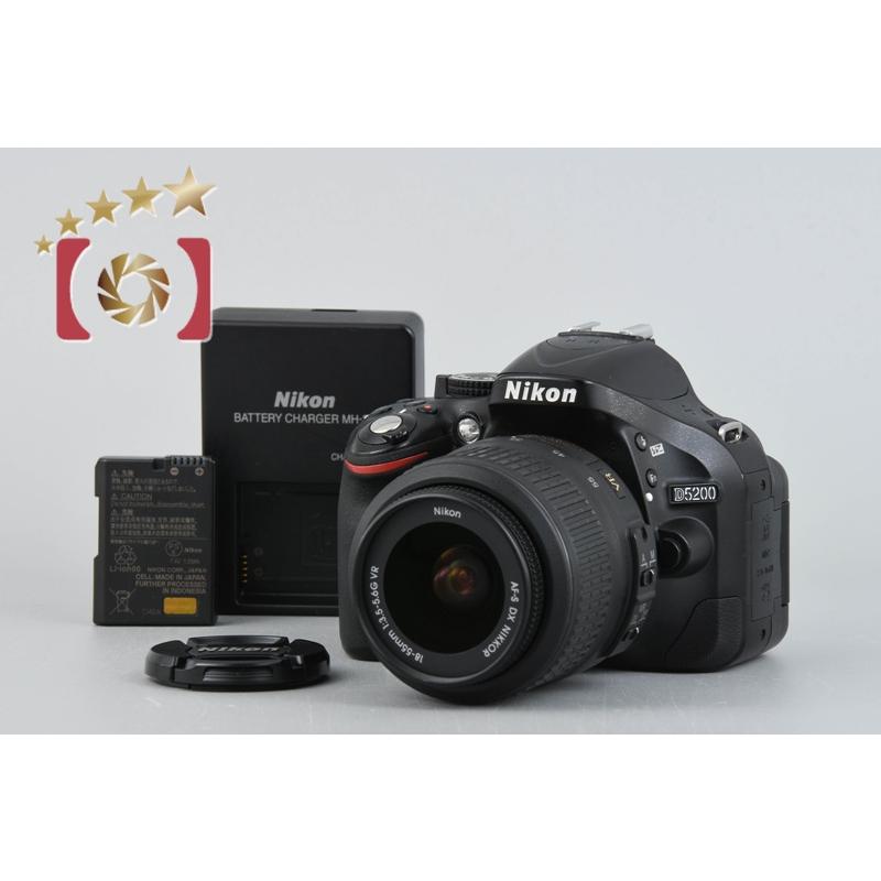 ニコン（Nikon） 【中古】Nikon D5200 18-55 VR レンズキット ブラック