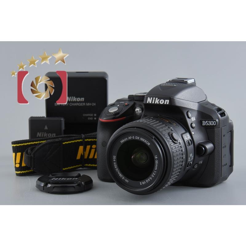 ニコン（Nikon） 【中古】Nikon D5300 18-55 VR レンズキット ブラック 
