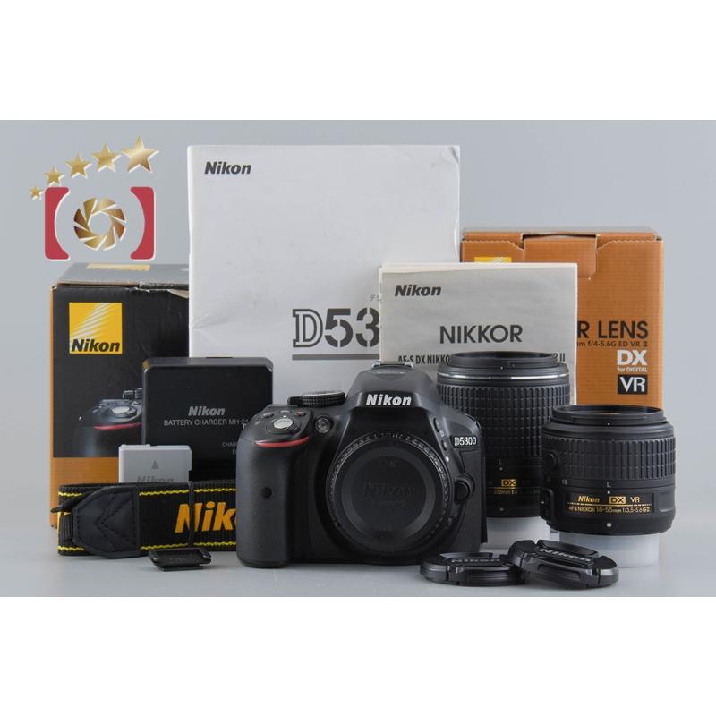 ニコン（Nikon） 【中古】Nikon D5300 ダブルズームキット2 ブラック
