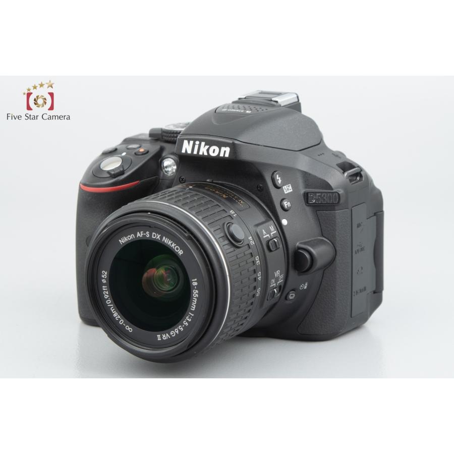 ニコン 【中古】Nikon D5300 ダブルズームキット2 ブラック 元箱 ニコン 【中古】Nikon D5300 ダブルズームキット2 ブラック 元箱