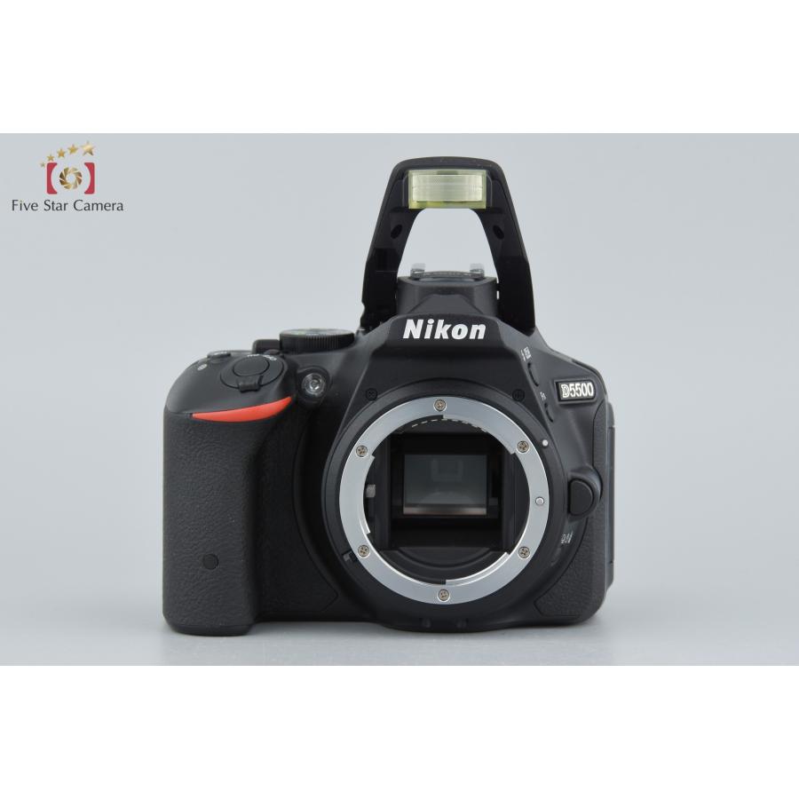 ❷ Nikon D5500 デジタル一眼レフカメラ　シャッター数10回 ニコン（Nikon） 【中古】Nikon D5500 ブラック デジタル一眼レフ