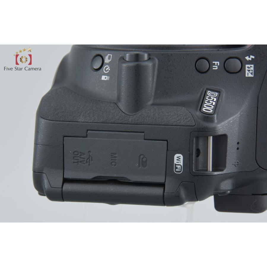 ❷Nikon D5500 デジタル一眼レフカメラ　シャッター数10回 ニコン（Nikon） 【中古】Nikon D5500 ブラック デジタル一眼レフ