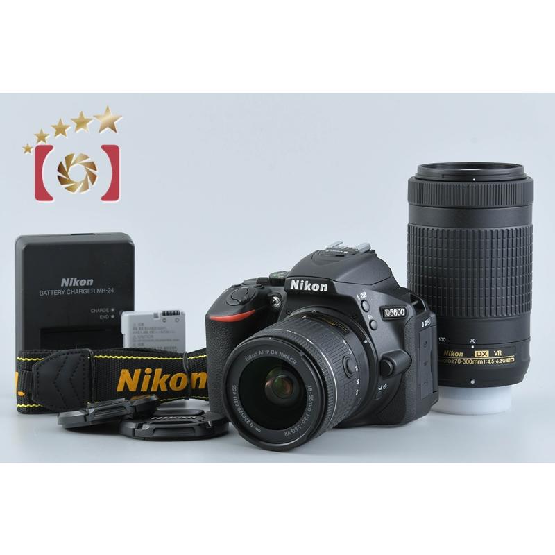 Nikon ニコン D5600 ダブルズームキット シャッター（726＋1回） ニコン 【中古】Nikon D5600 ダブルズームキット シャッター回数