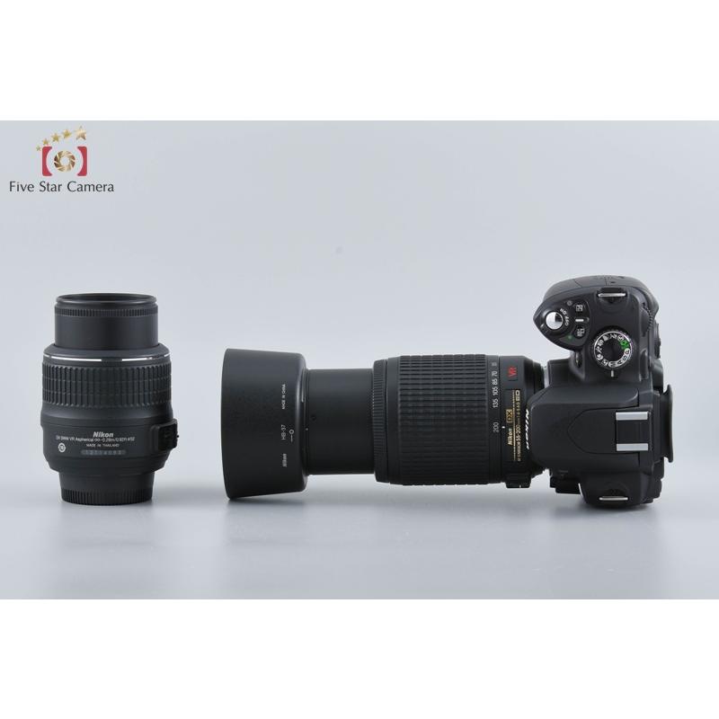 【美品】ニコン Nikon D60 Wズームキット 一眼レフ カメラ 中古 ニコン（Nikon） 【中古】Nikon D60 ダブルズームキット シャッター