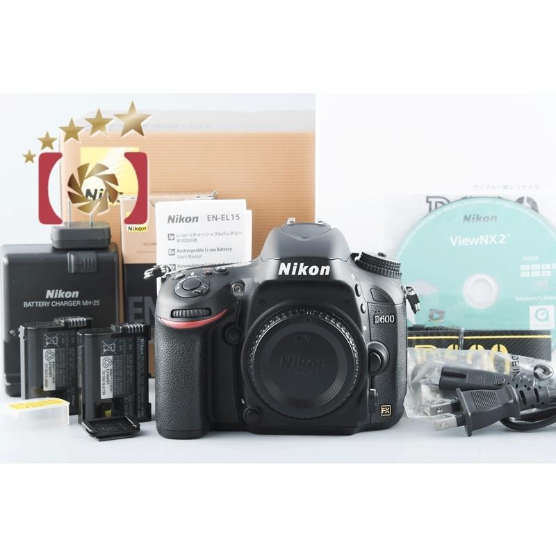 ニコン 【中古】Nikon D600 デジタル一眼レフカメラ シャッター回数  
