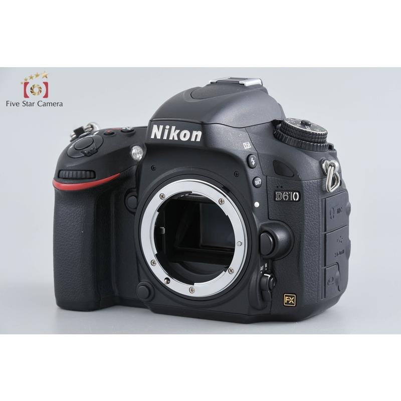 Nikon D610 (美品) シャッター回数約3000回 ニコン（Nikon） 【中古】Nikon D610 デジタル一眼レフカメラ