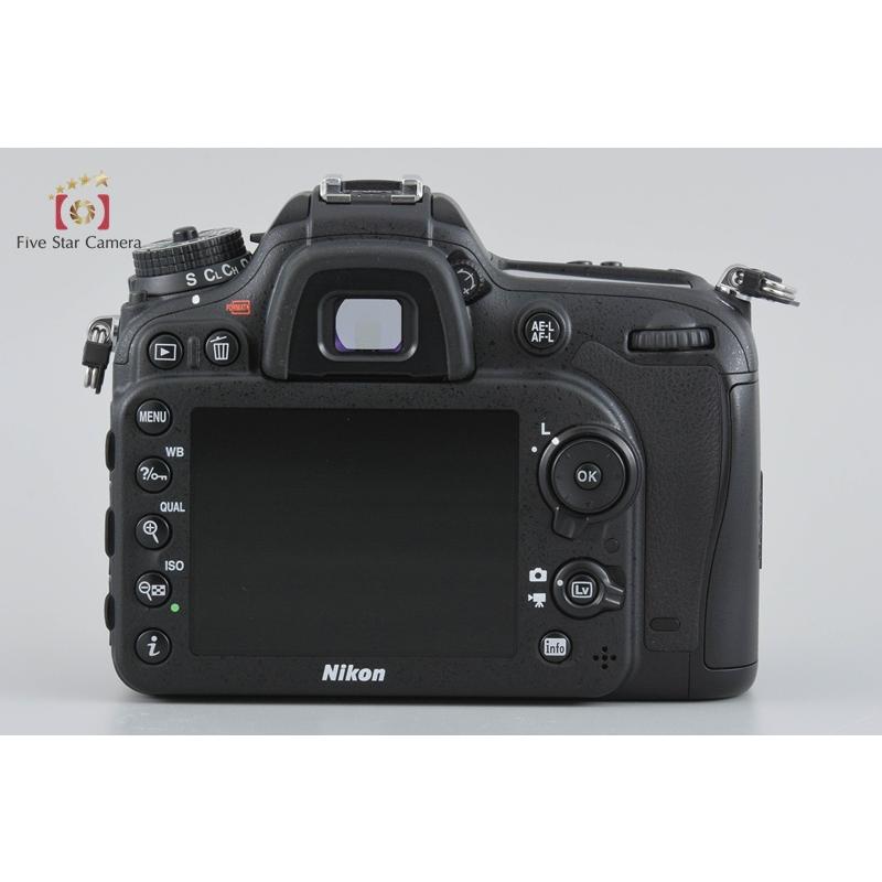 【中古】Nikon ニコン D7200 デジタル一眼レフカメラ シャッター回数僅少 ニコン（Nikon） 【中古】Nikon D7200 デジタル一眼レフカメラ