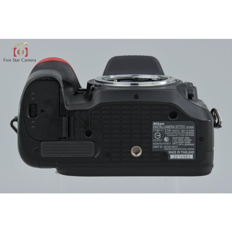 【中古】Nikon ニコン D7200 デジタル一眼レフカメラ ニコン（Nikon） デジタル一眼 Nikon D7200 ダブルズーム 中古 Wi-Fi
